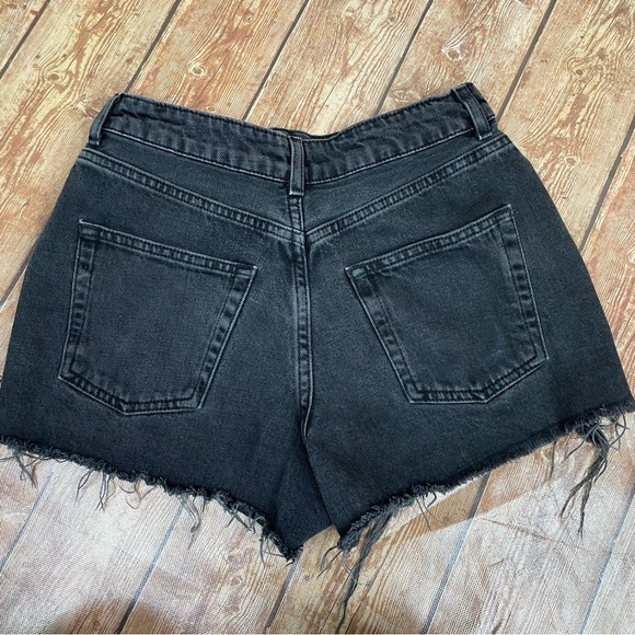 Topshop mom moto cut off shorts size 6 - Picture 6 of 7